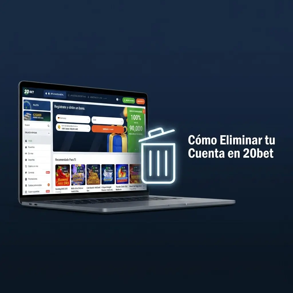 Guía para eliminar cuenta en 20bet: configuración, cierre y contacto con soporte en pocos pasos