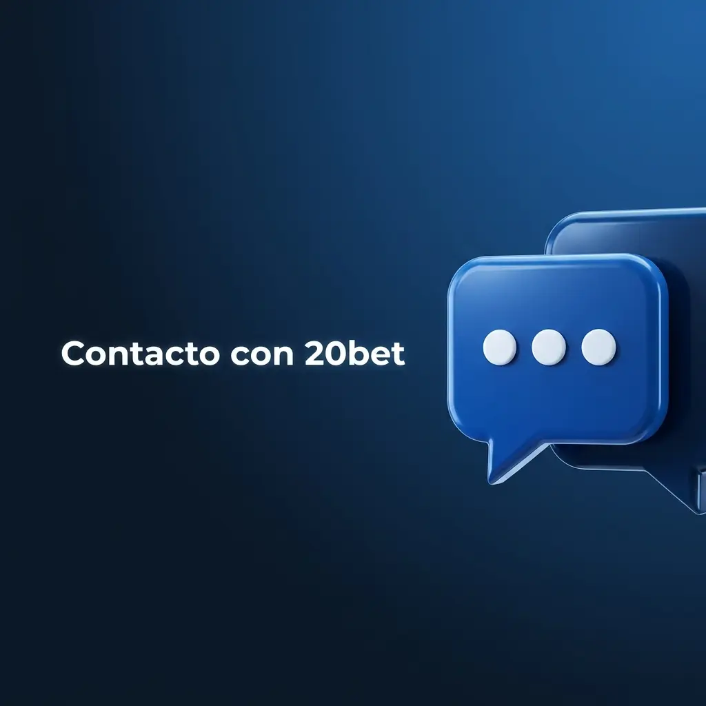 Opciones de contacto con 20bet: chat en vivo, correo electrónico y formulario disponibles 24/7